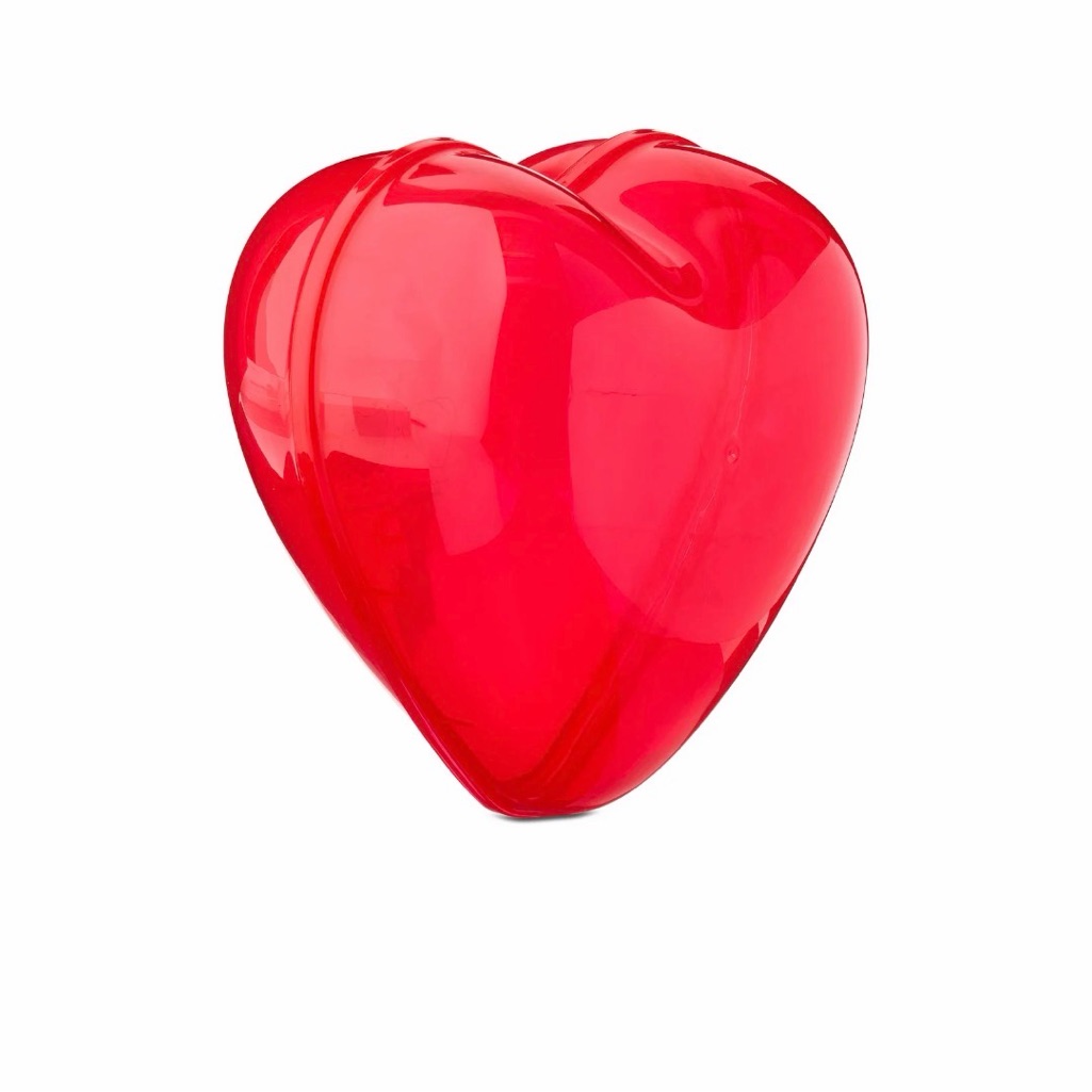 Fill My Heart Container, Clear, 8".